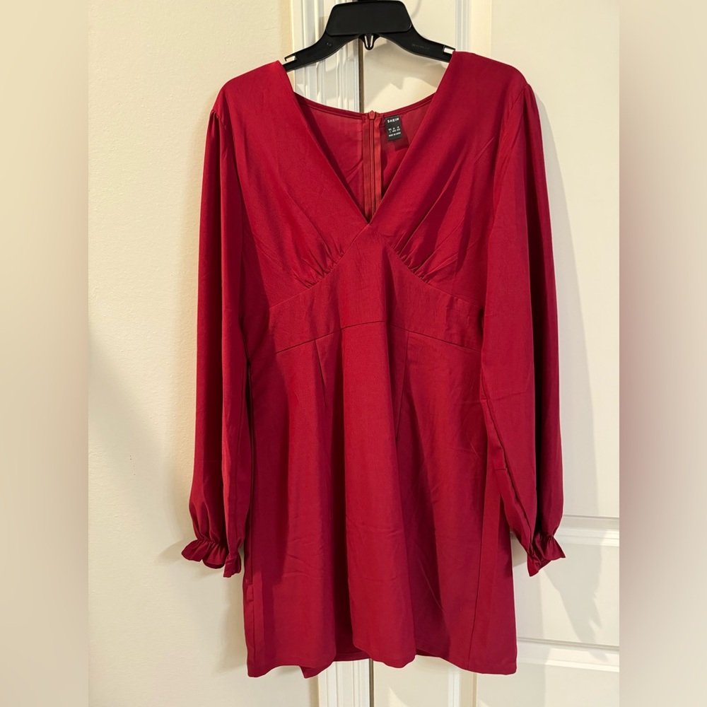 Red dress. Never worn